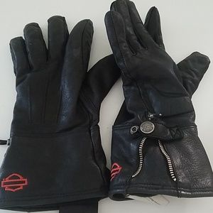 Harley Davidson Leather Women's Riding Gloves